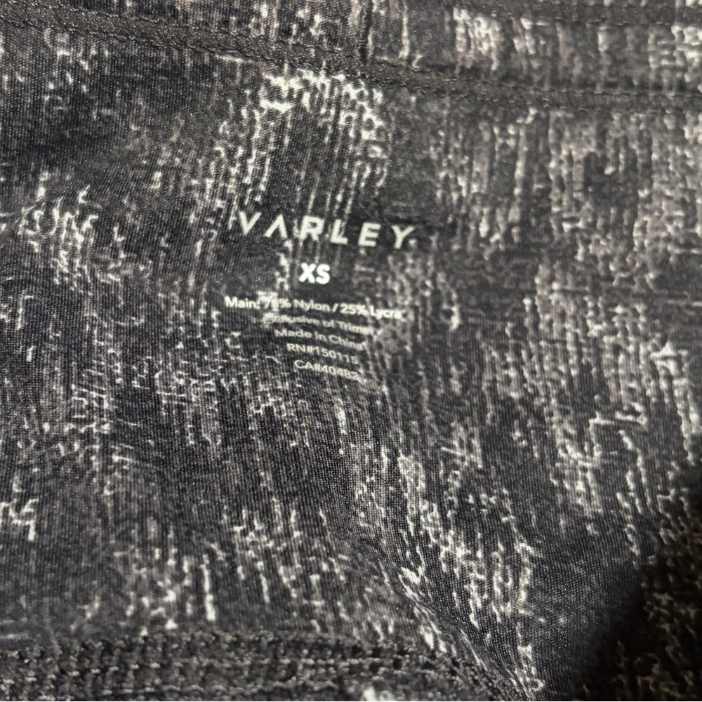 Varley Let's Go High Rise Legging 25 - Monochrome Cheetah - Womens size XS - Picture 7 of 8